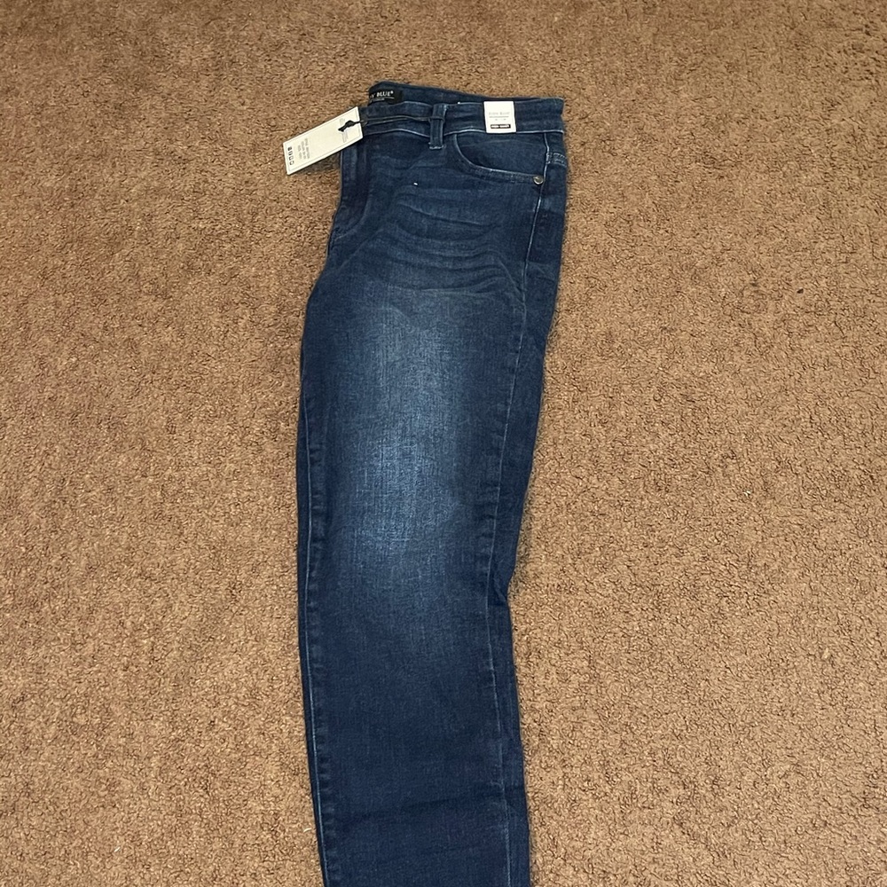 Just blue skinny jeans